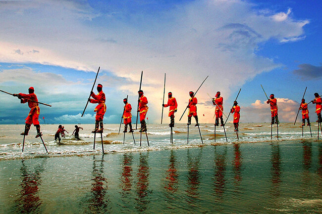 Con Vanh Beach in Thai Binh, Hung Yen Province